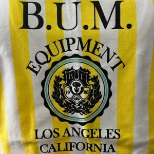 B.U.M. Yellow/White striped bodysuit